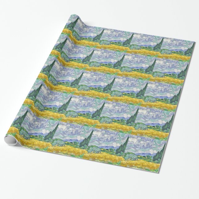 Papier Cadeau Van gogh (Déroulé)
