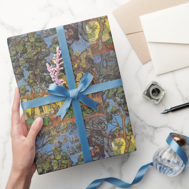Papier Cadeau Van Gogh Trees in the Garden, Impressionniste clas (Cadeaux)