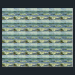 Papier Cadeau Van Gogh - Un bateau de pêche en mer,<br><div class="desc">Un bateau de pêche en mer,  célèbre peinture de Vincent van Gogh.</div>