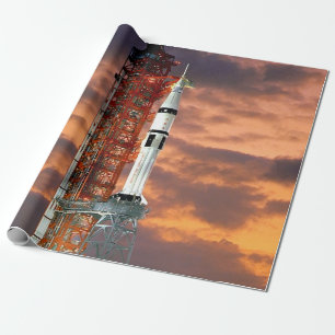 Papier Cadeau Véhicule de lancement Apollo Soyuz de la NASA au l