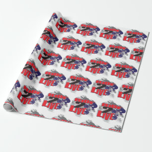 Papier Cadeau Vélo BMX