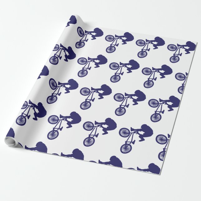 Papier Cadeau Vélo BMX (Déroulé)