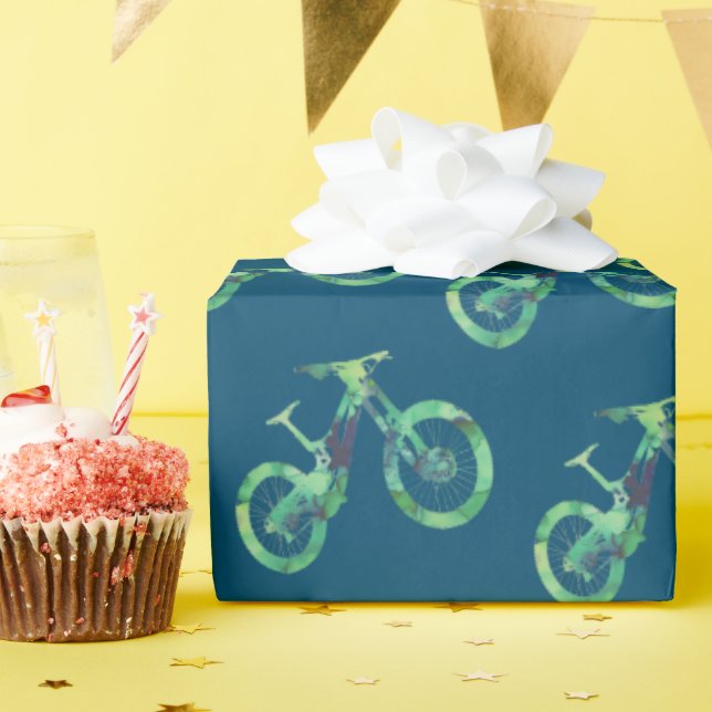 Papier Cadeau Vélo de descente MTB hors du sport Xtreme (Fête d'anniversaire)