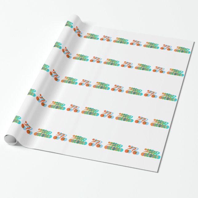 Papier Cadeau Vélo freak (Déroulé)