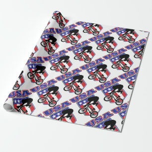 Papier Cadeau Vélo USA-BMX