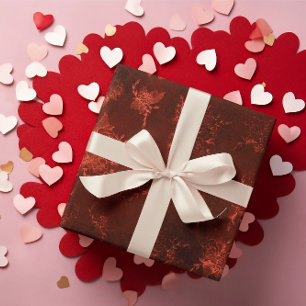 Papier Cadeau Velours romantique Rose Valentine's Day Wrapping