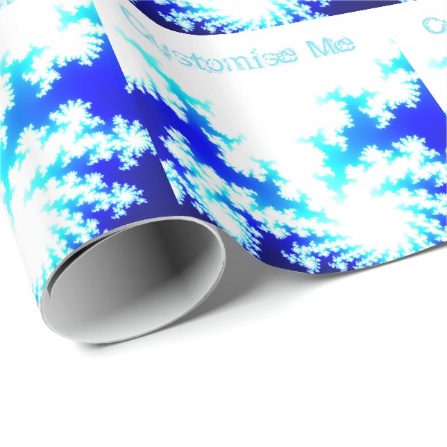 Papier Cadeau Vent Icy (Coin rond)