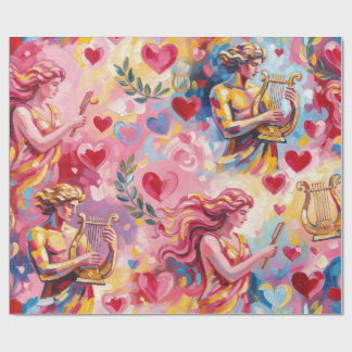 Papier Cadeau Vénus romantique et Apollon poétique