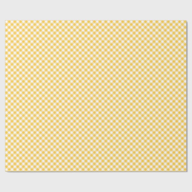 Papier Cadeau Vérificateur Or et Blanc (Plat)