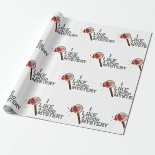 Papier Cadeau Verre de nidification détective