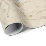 Papier Cadeau Verre Floral Naturel Vert Cottage Beige Crémeux<br><div class="desc">florenceK design grungy shaby chic wrap</div>