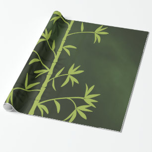 Papier Cadeau Vert bambou