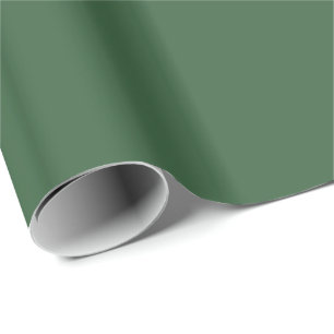 Papier Cadeau Vert Chasseur Uni