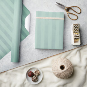 Papier Cadeau Vert clair et rayé de vert foncé marbré