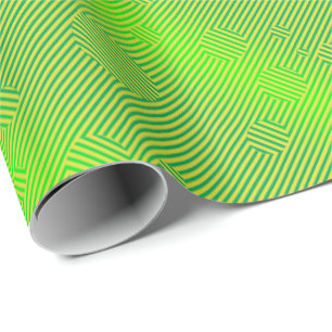 Papier Cadeau Vert de Carnaby