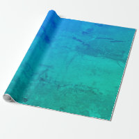 Vert et bleu marbré