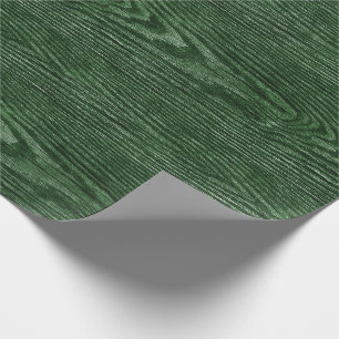 Papier Cadeau Vert forêt en bois patiné de texture