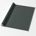 Papier Cadeau Vert moderne et Faux Or Polka Dot Christmas<br><div class="desc">Partagez la joie de la saison avec notre Livre vert moderne et notre Livre d'Enveloppement de Noël Polka Dot Faux Gold. Un élégant arrière - plan vert Charleston profond avec des pois mielleux en feuille d'or. Fêtez dans le style !</div>