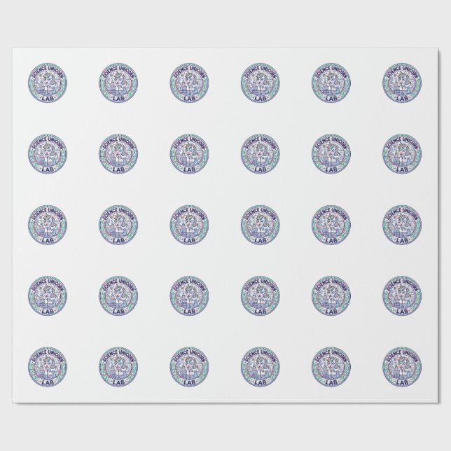 Papier Cadeau Vêtements d'application prêts Unicorn Science Unic (Plat)