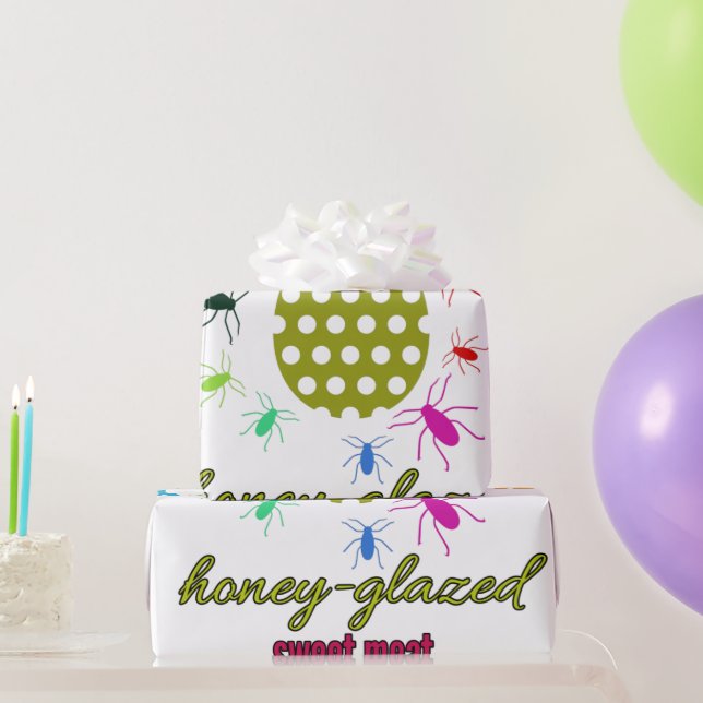 Papier Cadeau viande douce au miel (Cadeaux de fête)
