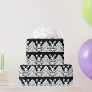 Papier Cadeau Vibes célestes de lapin céleste