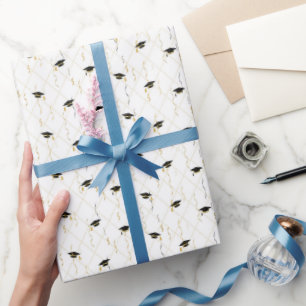 Papier Cadeau Vibes de Remise de Diplôme Festives