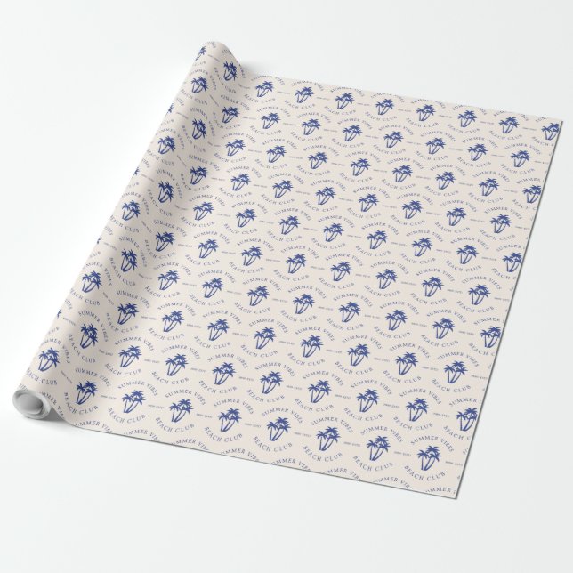 Papier Cadeau Vibes d'été (Déroulé)