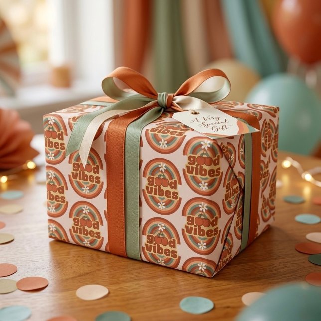 Papier Cadeau Vibes Positives (Créateur téléchargé)