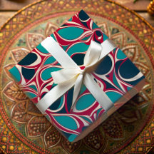 Vibrant Bio wirl Ankara African American Cadeau