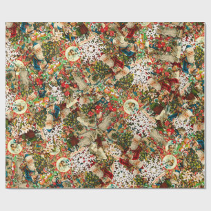 Papier Cadeau Victorien Christmas Medley