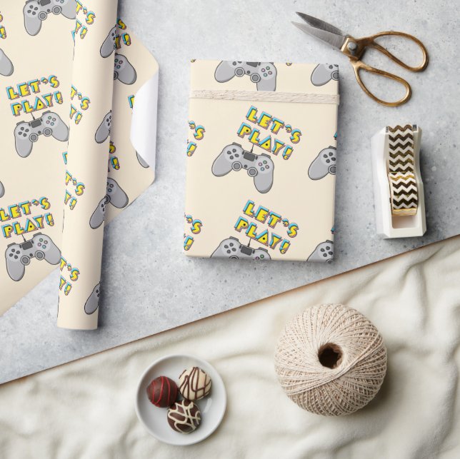 Papier Cadeau Video Games Day (Artisanat)