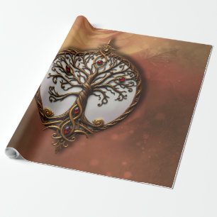 Papier Cadeau Vie Mystique de l'Arbre