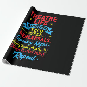 Papier Cadeau Vie théâtrale pour acteur