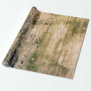 Papier Cadeau Vieux arrière - plan mur endommagé sale. textu éca