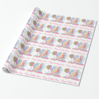 Papier Cadeau Vieux magasin de bonbon à mode