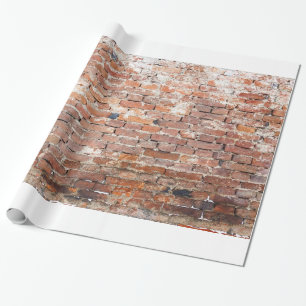 Papier Cadeau Vieux mur de briques
