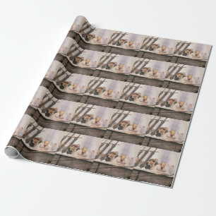 Papier Cadeau Vieux Pirates Brig Covenant dans un brouillard par