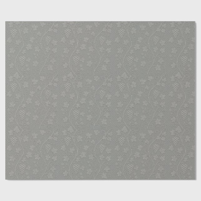 Papier Cadeau Vigne de raisin, par Natasha Us   (Plat)
