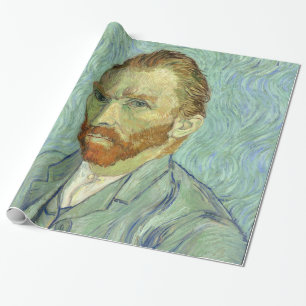 Papier Cadeau Vincent Van Gogh Autoportrait Peinture d'art