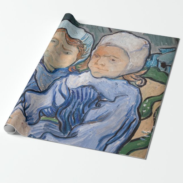 Papier Cadeau Vincent van Gogh - Deux petites filles (Déroulé)