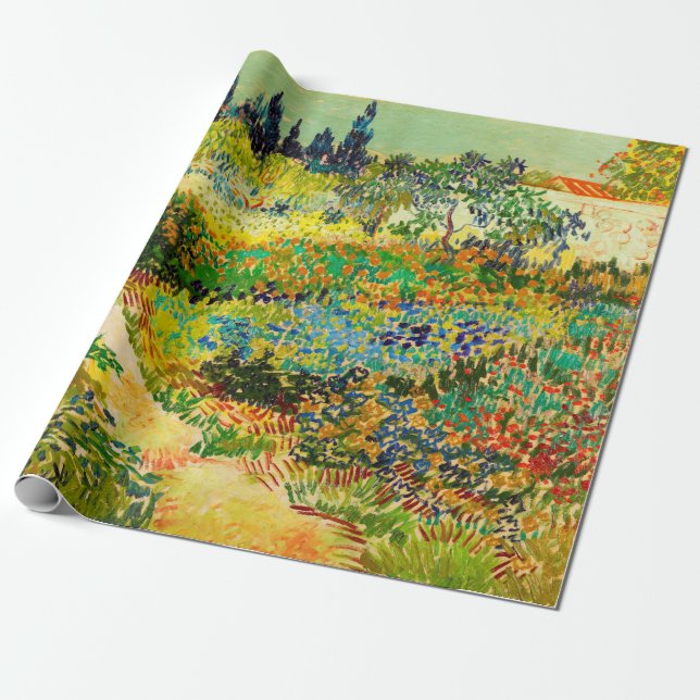 Papier Cadeau Vincent Van Gogh Garden à Arles (Déroulé)