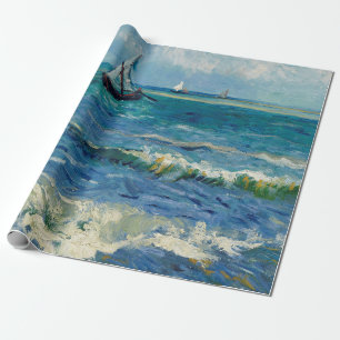 Papier Cadeau Vincent Van Gogh - La mer aux Saintes-Maries