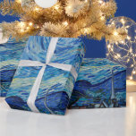 Papier Cadeau Vincent Van Gogh La Nuit étoilée<br><div class="desc">Vincent Van Gogh's The Starry Night Detail</div>