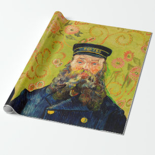Papier Cadeau Vincent Van Gogh Le Facteur Joseph Roulin