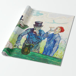 Papier Cadeau Vincent Van Gogh Les Buveurs Beaux-Arts