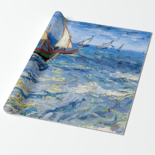 Papier Cadeau Vincent van Gogh - Marine près de Saintes-Maries