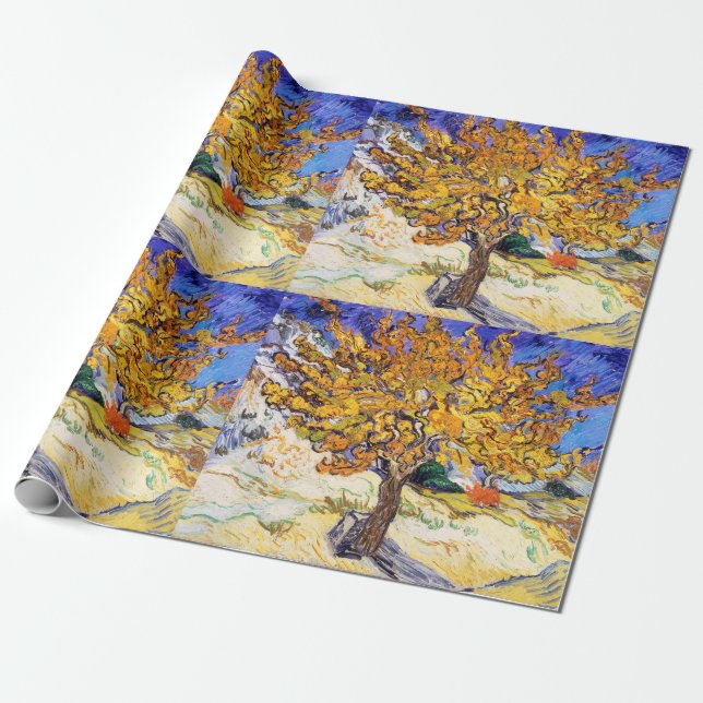 Papier Cadeau Vincent Van Gogh Mûrier Beaux-Arts (Déroulé)