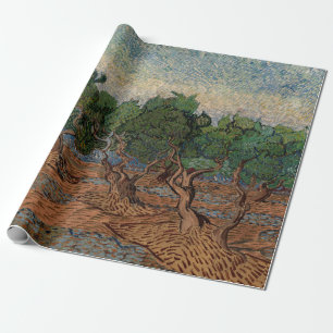 Papier Cadeau Vincent van Gogh - Oliveraie