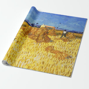 Papier Cadeau Vincent van Gogh - Récolte en Provence