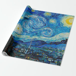 Papier Cadeau Vincent van Gogh, Starry Night